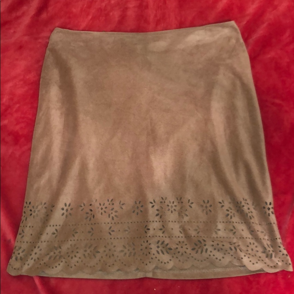 Lucy Perida Swede mini skirt